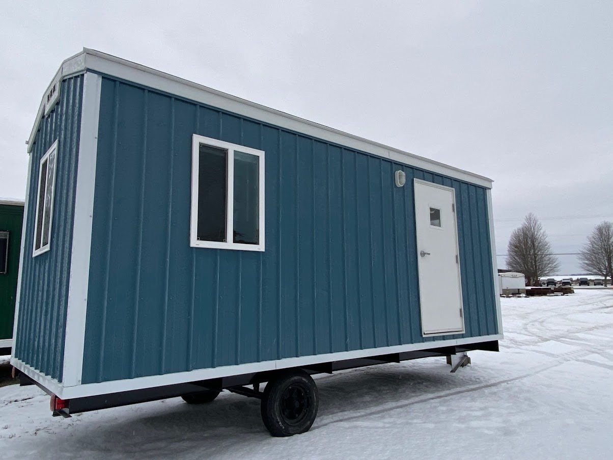 Blue Job Site Trailer