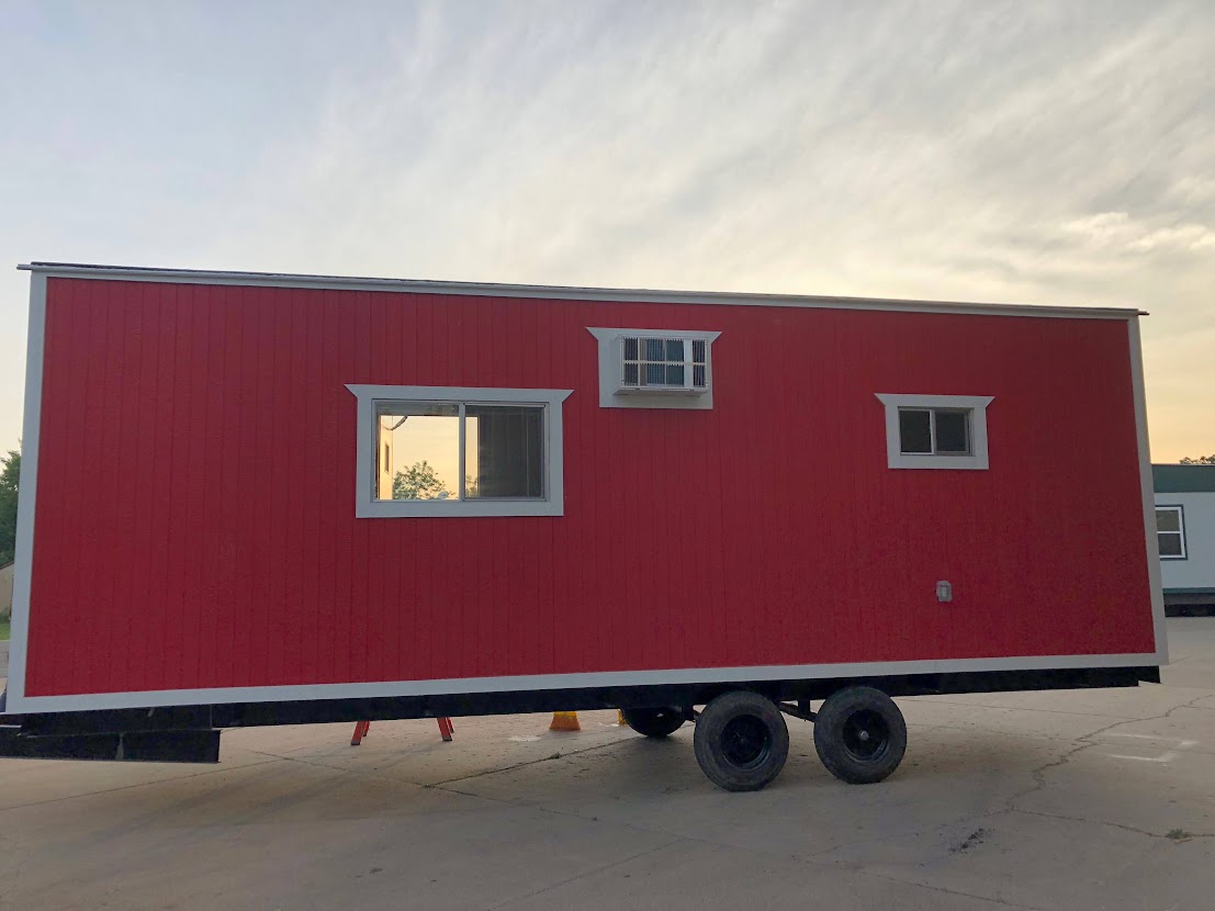 Red Job Site Trailer