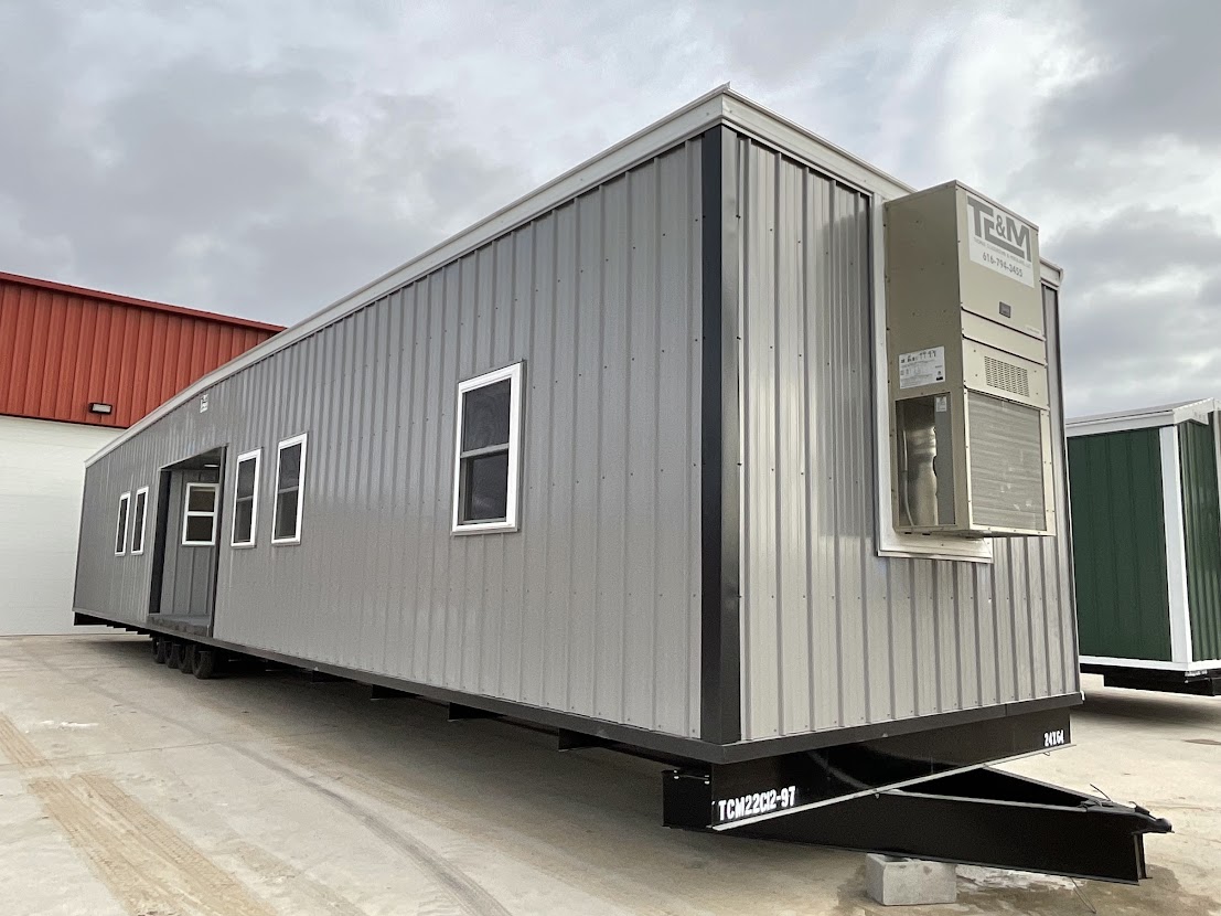 Gray Job Site Trailer